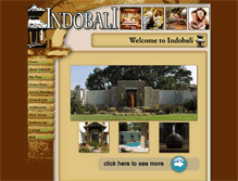 Tablet Screenshot of indobali.co.za